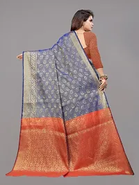 Banarasi Silk Zari Saree with Blouse piece-thumb4