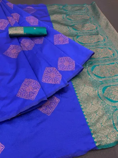 Banarasi Silk Woven Design Saree with Blouse piece