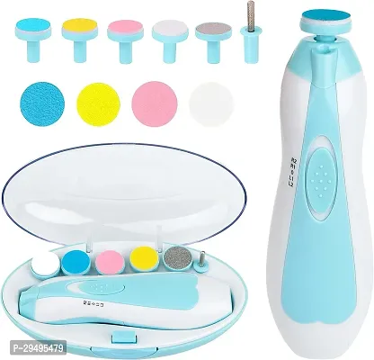 Electric Baby Nail Trimmer with Light and 6 Grinding Pads-thumb0