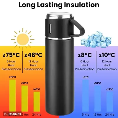 Modern Insulated Water Bottle, 500ml-thumb2