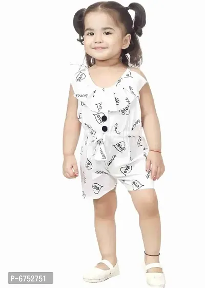 Arj collection baby girls jumpsuit
