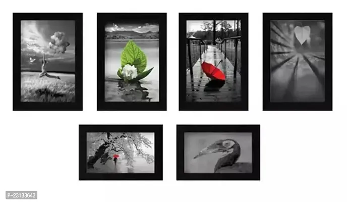Collage Wood Photo Frame Set Of 6 Set Of 6