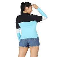 JUGAADOOBOY.COM Regular Fit Cotton Full Sleeve Top for Women/Girls (Medium, Sky Blue)-thumb1
