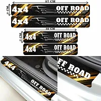 CVANU Door Protection Strip Car Sticker Universal Waterproof/Anti-Scratch/Guard Protector Compatible for All Car Exterior Strip-(4Pcs) Colour Brown_C3-thumb4