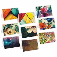 CVANU Attractive 9 Designs Greeting Cards, Blank Notecard with Envelopes for Office, All Occasion(90pc)(4x6 inch)_c25-thumb1