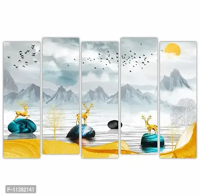 CVANU Beautiful Wall Art Painting To Increase The Charm Of Your Palce/A Small Panel Unique D?cor/Gift Item/Set Of 5/Cvc1-thumb0