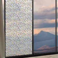 CVANU Window Film Privacy Heat Control Decorative Window Film Sticker Vinyl Sheet for Home/Bathroom/Kitchen/Office Meeting Room Multicolor (New_CV)-thumb1
