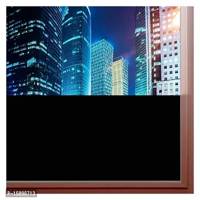 CVANU Privacy Window Tint for Home Solar Film Heat Control Window Film Black Out Office Privacy Glass Window Sticker Smooth Glass, 24''x75''-thumb3