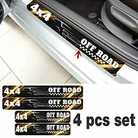 CVANU Door Protection Strip Car Sticker Universal Waterproof/Anti-Scratch/Guard Protector Compatible for All Car Exterior Strip-(4Pcs) Colour Brown_C3-thumb3