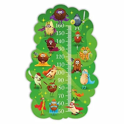 CVANU Decorative Height Measuring/Growth Chart Wall Sticker for Room Decoration/Size (152.7cmx83cm) Multicolor/cv2