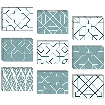 CVANU Attractive 9 Designs Greeting Cards, Blank Notecard With Envelopes for Office, All Occasion(54pcs)(4x6""inch)_c20