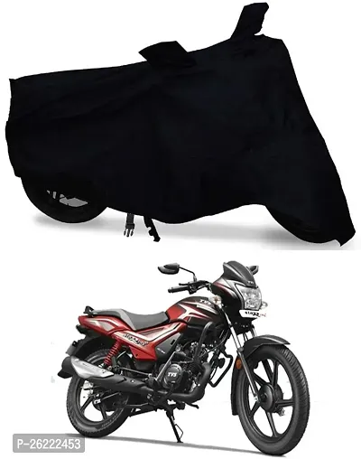 Hybrids Collection Waterproof Two Wheeler Cover For TVS - Star City Plus, Black