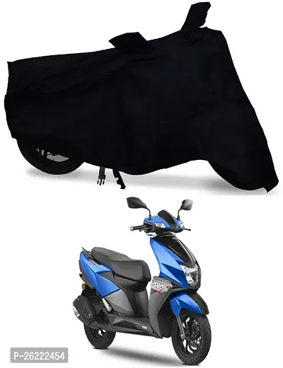 Hybrids Collection Two Wheeler Cover For TVS - Ntorq 125, Black-thumb0