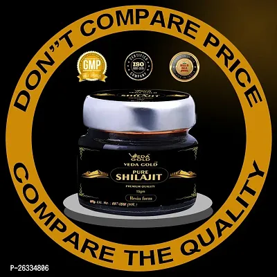 - VEDA GOLD PURE HIMALAYAN SHILAJIT WITH BEST QUALITY / RESIN SHILAJIT 100% PURE 15GM/ SHOOTS UP MUSCLE STRENGTH, STAMINA  ENERGY-thumb2