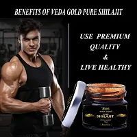 - VEDA GOLD PURE HIMALAYAN SHILAJIT WITH BEST QUALITY / RESIN SHILAJIT 100% PURE 15GM/ SHOOTS UP MUSCLE STRENGTH, STAMINA  ENERGY-thumb3