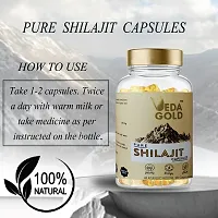 VEDA GOLD SHILAJIT CAPSULES FOR MEN  WOMEN / PURE HIMALAYAN SHILAJIT IN 30 CAPSULE FORM 100% PURE-thumb4