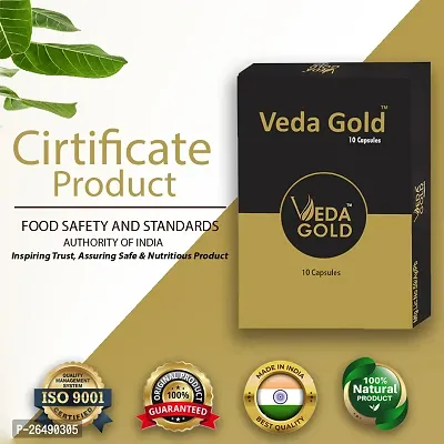 VEDA GOLD  AYURVEDIC CAPSULES | IMPROVE HEALTH PROBLEMS | CONTAINS PURE HERBS |-thumb2