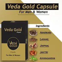 VEDA GOLD  AYURVEDIC CAPSULES | IMPROVE HEALTH PROBLEMS | CONTAINS PURE HERBS |-thumb4