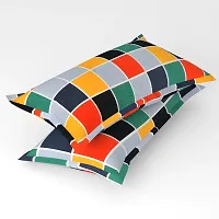 Gharsaaz Multicolor Printed Polycotton Pillow Covers Set of 4-thumb1