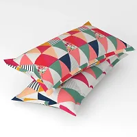 Gharsaaz Multicolor Printed Polycotton Pillow Covers Set of 4-thumb1