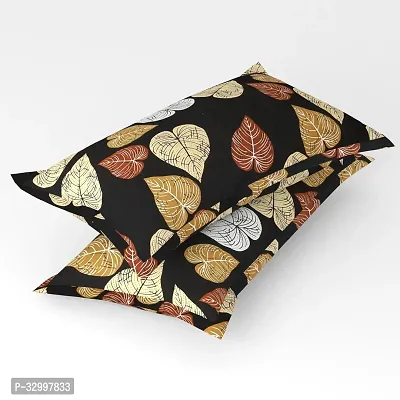 Gharsaaz Multicolor Printed Polycotton Pillow Covers Set of 2