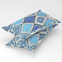 Gharsaaz Multicolor Printed Polycotton Pillow Covers Set of 4-thumb1