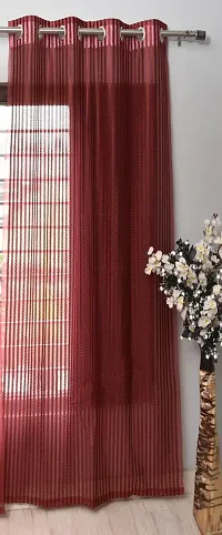 Stylish Solid Door Curtain, Pack of 2-thumb1