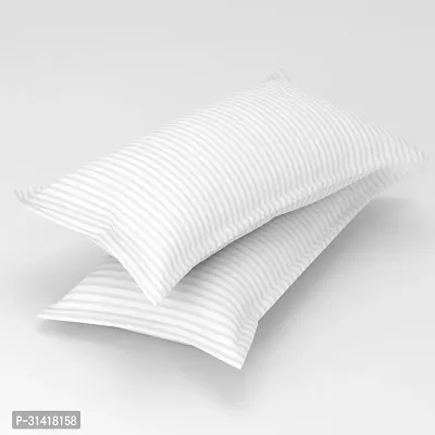 Striped Self Polycotton Pillow Covers Set of 4-thumb4