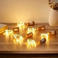 Wine Bottle Cork Fairy Lights (Off White) Set of 5-thumb1