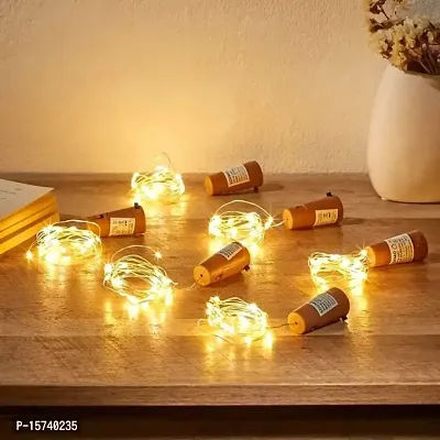 Wine Bottle Cork Fairy Lights (Off White) Set of 5-thumb2