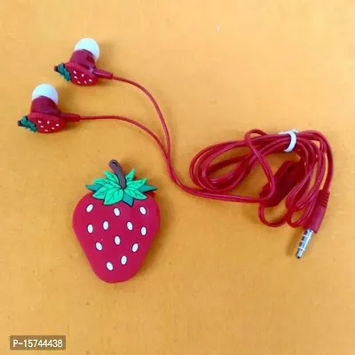 Partywala Fruits Ear Phone Set with Winder-thumb3