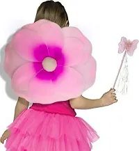 Partywala Fabric Flower Wing (Pink, Purple)-thumb1