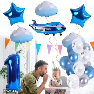 Partywala Aeroplane Foil Balloons Set of 21pcs-thumb5