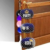 Partywala Prince Theme Welcome Door Banner-thumb1