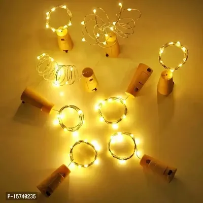 Wine Bottle Cork Fairy Lights (Off White) Set of 5-thumb0