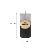 Dual Colour Fragrance Candle Long (Multiple Fragrance) (Strawberry)-thumb1