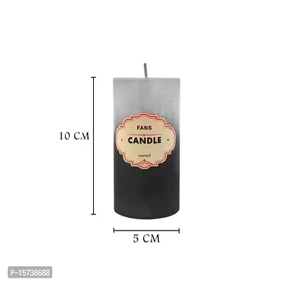 Dual Colour Fragrance Candle Long (Multiple Fragrance) (Strawberry)-thumb2