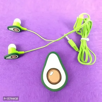 Partywala Fruits Ear Phone Set with Winder-thumb5