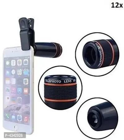 12X Zoom Mobile Adjustable Focus HD Pictures Telescope Lens Kit With DSLR Blur Background Effect For All Smartphones ND-15 Mobile Phone Lens-thumb3