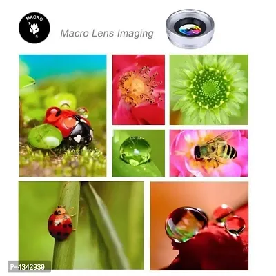 Universal Clip Lens 3-In-1 Mobile Phone Camera Lens Kit 180 Degree Fisheye Lens + 0.67X Wide Angle + 10X Macro Lens For All Latest Android Smartphones-thumb4