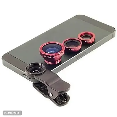 Universal Clip Lens 3-In-1 Mobile Phone Camera Lens Kit 180 Degree Fisheye Lens + 0.67X Wide Angle + 10X Macro Lens For All Latest Android Smartphones-thumb2