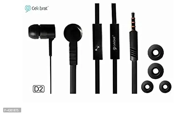 Premium Black In-ear Wired Earphone-thumb2
