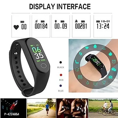 M4 Band Bluetooth Health Wrist Smart Band Monitor|Smarthealth For Men and Women Activity Fitness Tracker