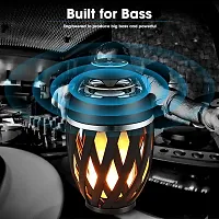 Unique Portable Speaker Wireless Bluetooth Flame Speaker With Led Flame Light/Hands Free/Usb Charging/Stereo Sound Compatible With All Smartph-thumb3