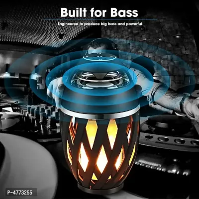 Unique Portable Speaker Wireless Bluetooth Flame Speaker With Led Flame Light/Hands Free/Usb Charging/Stereo Sound Compatible With All Smartph-thumb4