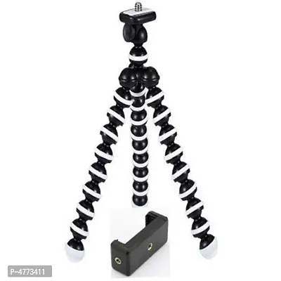 Gorilla Tripod/Mini Tripod 13 Inch For Mobile Phone With Holder For Mobile, Flexible Gorilla Stand For Dslr and Action Cameras-thumb0