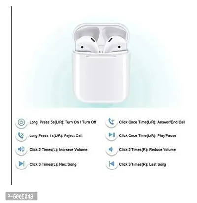 I12 Tws Earphone With Portable 300 Mah Charging Case True Wireless Earbuds-thumb3