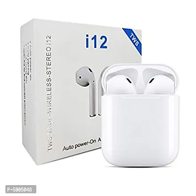 I12 Tws Earphone With Portable 300 Mah Charging Case True Wireless Earbuds-thumb0