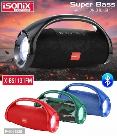 iSonix- Portable Speaker with super bass and  inbuilt big torch-thumb0