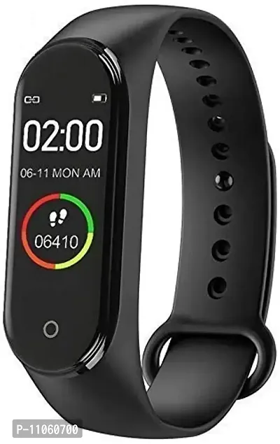 M4 Sports Fitness Band with Heart Rate Sensor  Activity Tracker Band-thumb0
